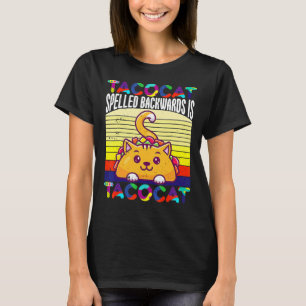 Camiseta Taco Cat Escrito ao Contrário é Tacocat Cinco De
