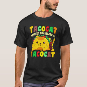 Camiseta Taco Cat Escrito ao Contrário é Tacocat Mexicano