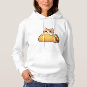 Camiseta Taco Cat Gatinho bonito em um Taco Puramente T