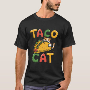 Camiseta Taco Cat Hug Taco Cute Cute Engraçado Cinco Colori