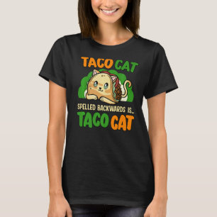 Camiseta Taco Cat Ortografado Em Defesa dos Direitos Dos An
