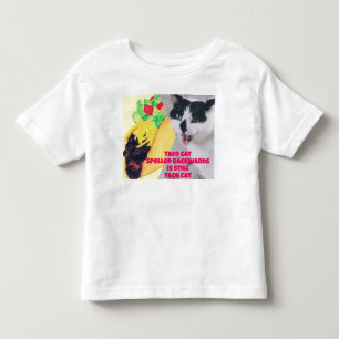 Camiseta Taco Cat Ortografado Para Trás