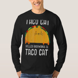 Camiseta Taco Cat Ortografado Para Trás É Taco Cat Tacocat