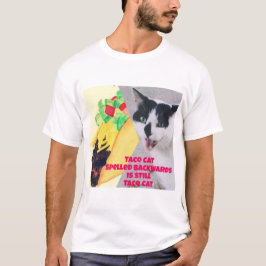 Camiseta Taco Cat soletrado para trás é Taco Cat