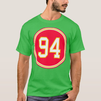 Camiseta Taco Charlton Número 94 Jersey Chefes da Cidade do