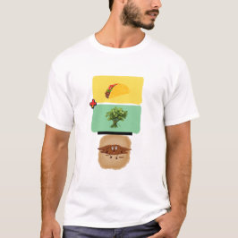 Camiseta Taco + Cilantro = 💩 (Design Anticorro Engraçado)