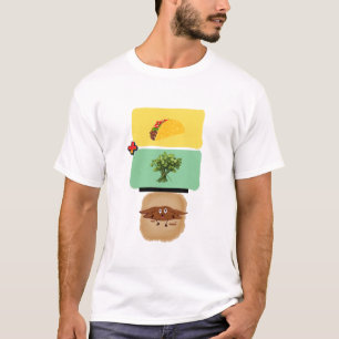 Camiseta Taco + Cilantro = 💩 (Design Anticorro Engraçado)