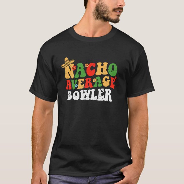 Camiseta Taco comum de boliche mexicano cinco de maio Groov (Frente)