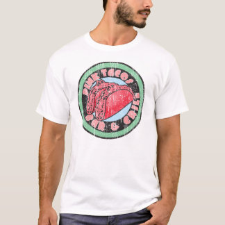 Camiseta taco cor-de-rosa
