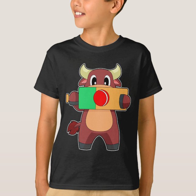 Camiseta Taco Cricket Bastão de críquete (Frente)
