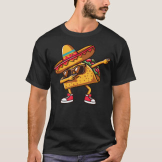Camiseta Taco Dabbing Cinco De Mayo Comida Mexicana Diverti