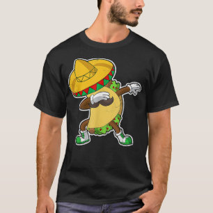 Camiseta Taco Dabbing Cinco De Mayo Meico Latino Comida Mei