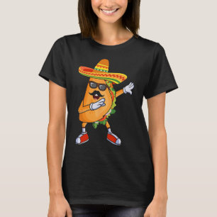 Camiseta Taco Dabbing Engraçado Cinco De Mayo Festa Mexican