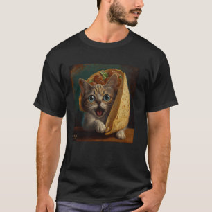 Camiseta Taco de Ataque de Gato