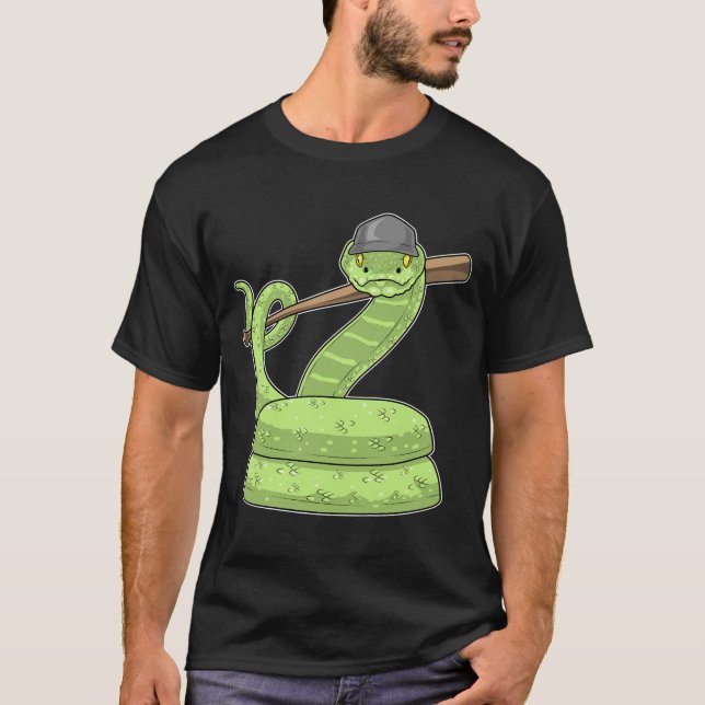 Camiseta Taco de beisebol Cobra de beisebol (Frente)