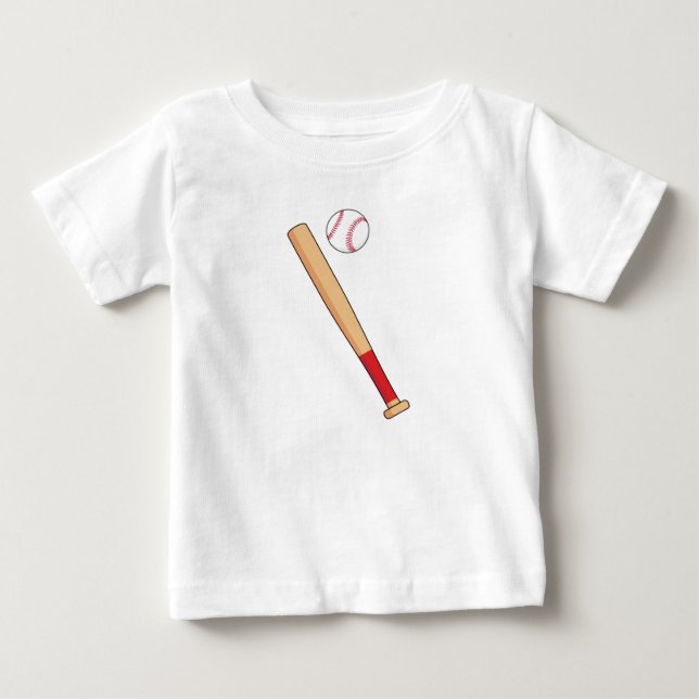 Camiseta Taco de beisebol com bola (Frente)