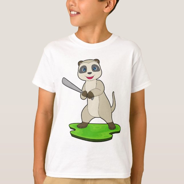 Camiseta Taco de beisebol Suricata (Frente)
