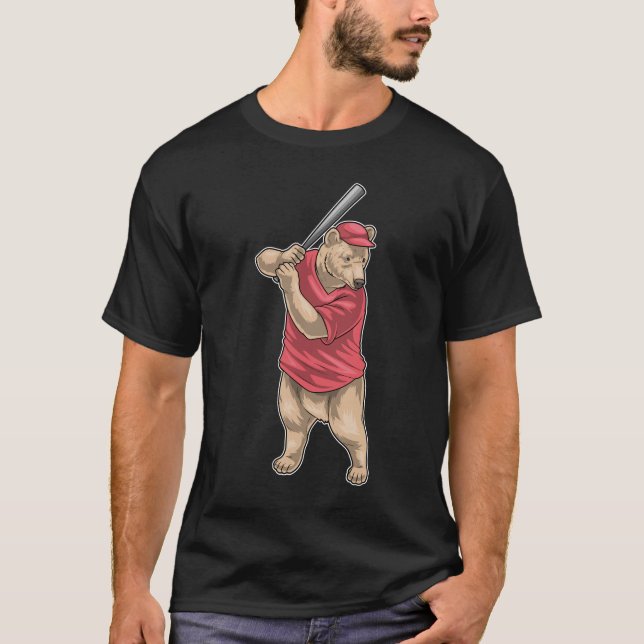 Camiseta Taco de beisebol Urso (Frente)