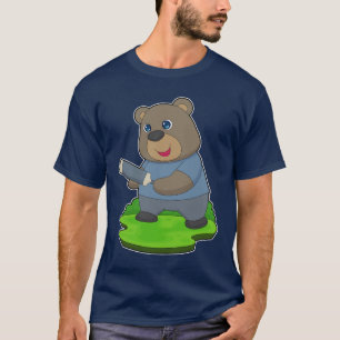 Camiseta Taco de críquete do urso