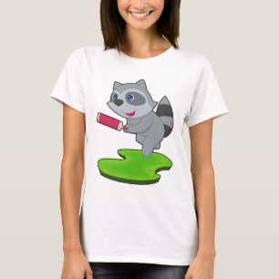Camiseta Taco de críquete guaxinim