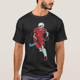 Camiseta Taco de hóquei de Skeleton