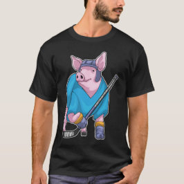 Camiseta Taco de hóquei no gelo do porco