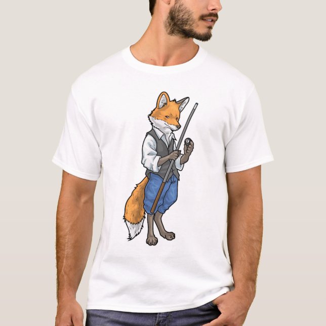 Camiseta Taco de Sinuca Fox Esportes (Frente)