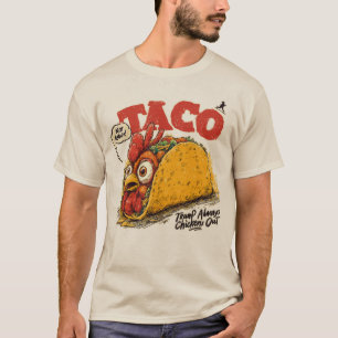 Camiseta Taco de Taco Sempre Fala De Política Engraçada