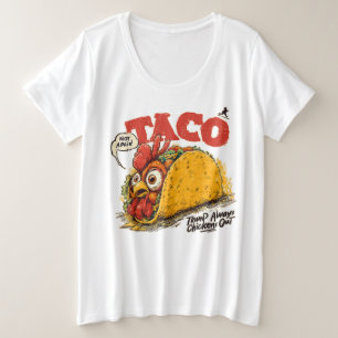 Camiseta Taco de Taco Sempre Fala De Política Engraçada
