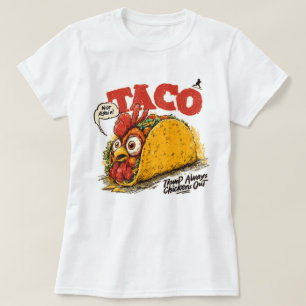 Camiseta Taco de Taco Sempre Fala De Política Engraçada