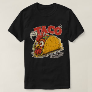 Camiseta Taco de Taco Sempre Fala De Política Engraçada