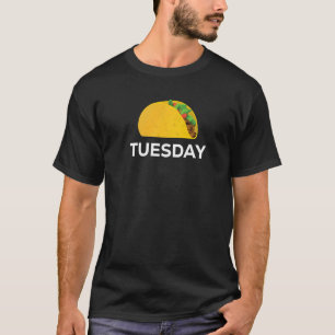 Camiseta Taco Diversão Festa de Terça-Feira Bonita Taco Dia