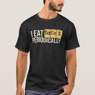 Camiseta Taco Divertido Tabela Periódica Cinco de Mayo Piad