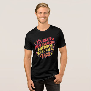 Camiseta Taco Engraçado Cita Camisa-T - Você não pode fazer