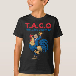 Camiseta Taco Engraçado Trump Frangos Taco Comida Mexicana