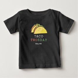 Camiseta Taco Garoto segundo aniversário de terça-feira no