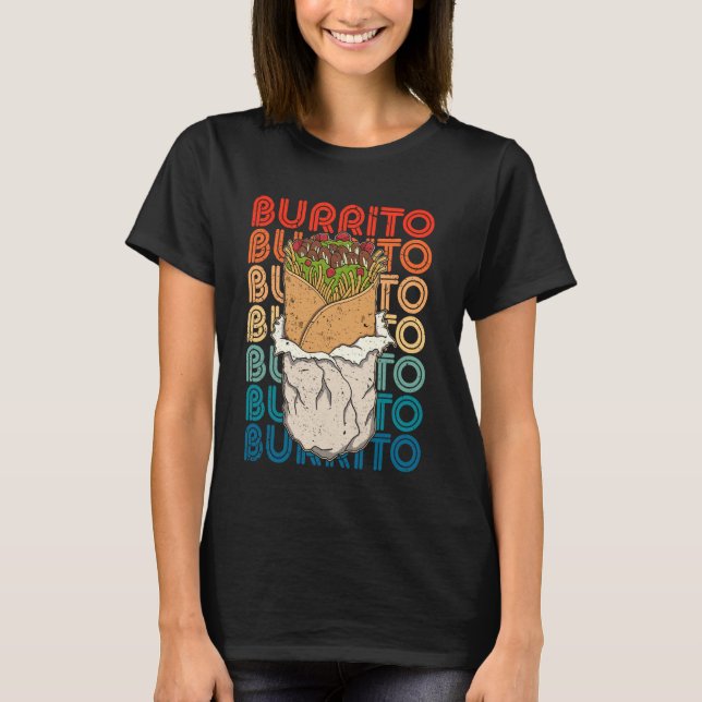 Camiseta Taco Mexicano comendo burrito comida cozinha souve (Frente)