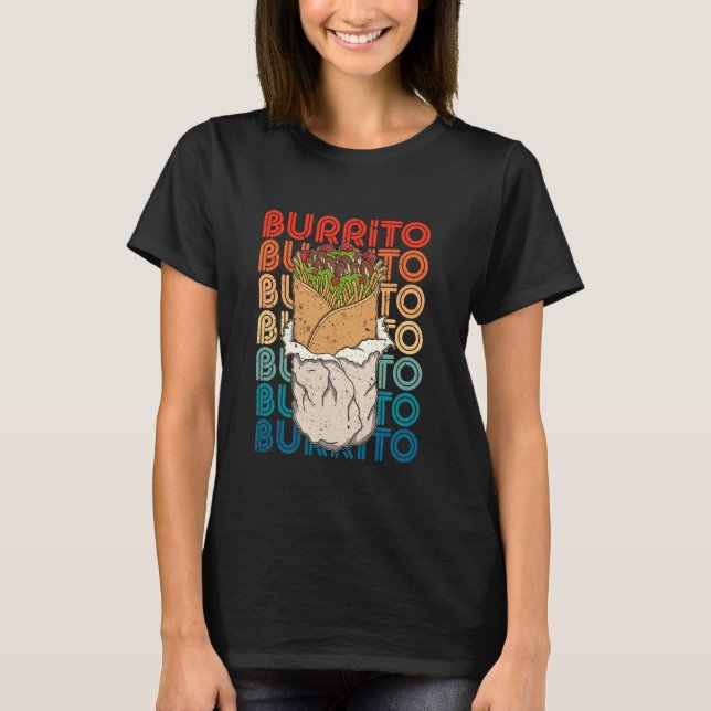 Camiseta Taco Mexicano comendo burrito comida cozinha souve (Frente)