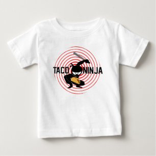 Camiseta Taco Ninja Design - Baby Fine Jersey T Shirt