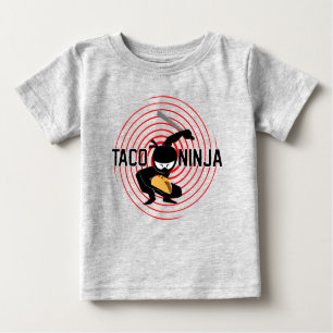 Camiseta Taco Ninja Design - Baby Fine Jersey T Shirt