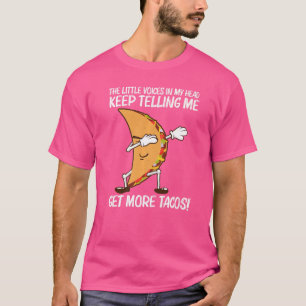 Camiseta Taco Para Homens, Comida Mexicana