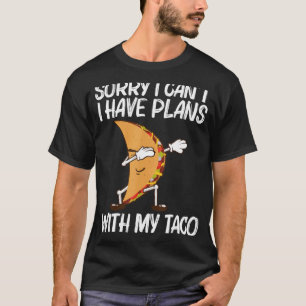 Camiseta Taco Para Homens Comida Mexicano Rua 1