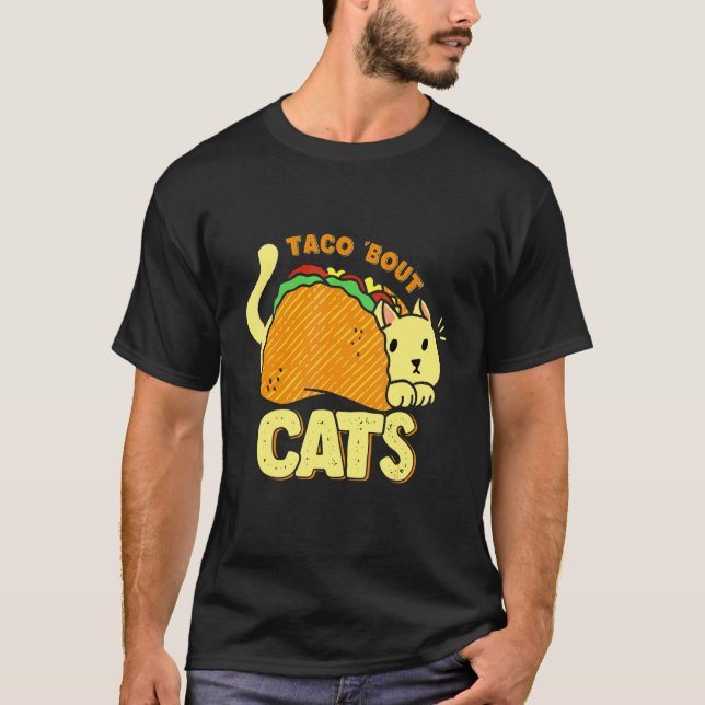 Camiseta Taco Pun Cat (Frente)