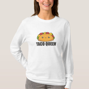 Camiseta Taco Queen Cinco De Mayo Tacos Comida Encantada