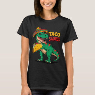Camiseta Taco saurro trex cinco de mayo dia dinossauro meni