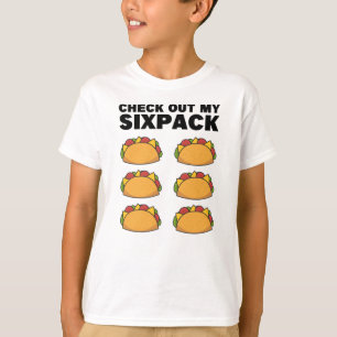 Camiseta Taco Six Pack Divertimento à Malhação mexicana