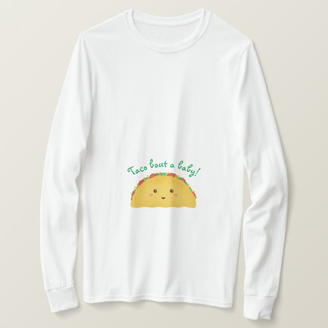 Camiseta Taco sobre um bebê - tema fiesta (Frente do Design)