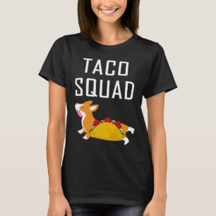 Camiseta Taco Squad Corgi Corgi Adora Cão Engraçado Corgi
