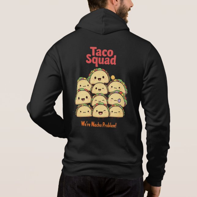 Camiseta Taco Squad - Somos o Problema Nacho! Cinco de Mayo (Verso)