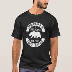 Camiseta Taco Suave do Urso Grizzly de Acampamento